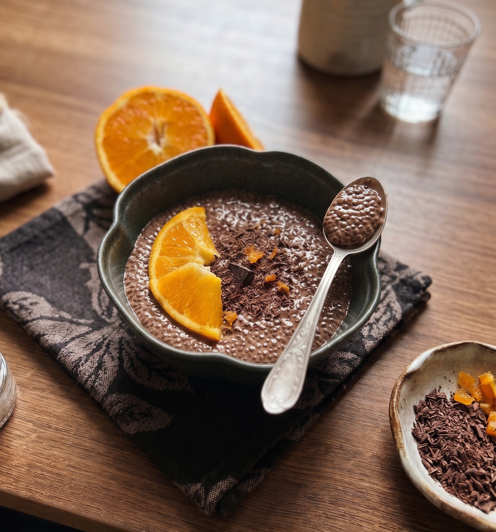Krémes narancsos-csokoládés chia puding 1 Krémes narancsos-csokoládés chia puding